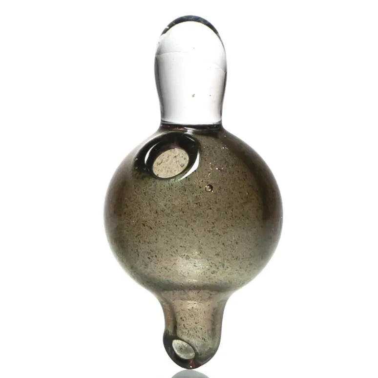 Unity Glassworks - Puffco Peak/ Carta Bubble Cap - Metal Fleck & Clear
