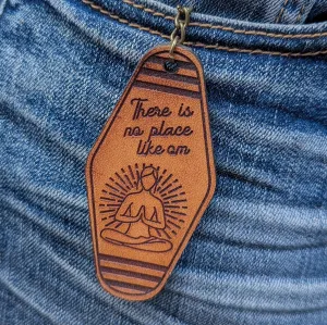 Vintage Motel Key keychain | There's no place like om