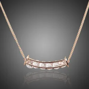 Water Drop Connected Pendant Necklace
