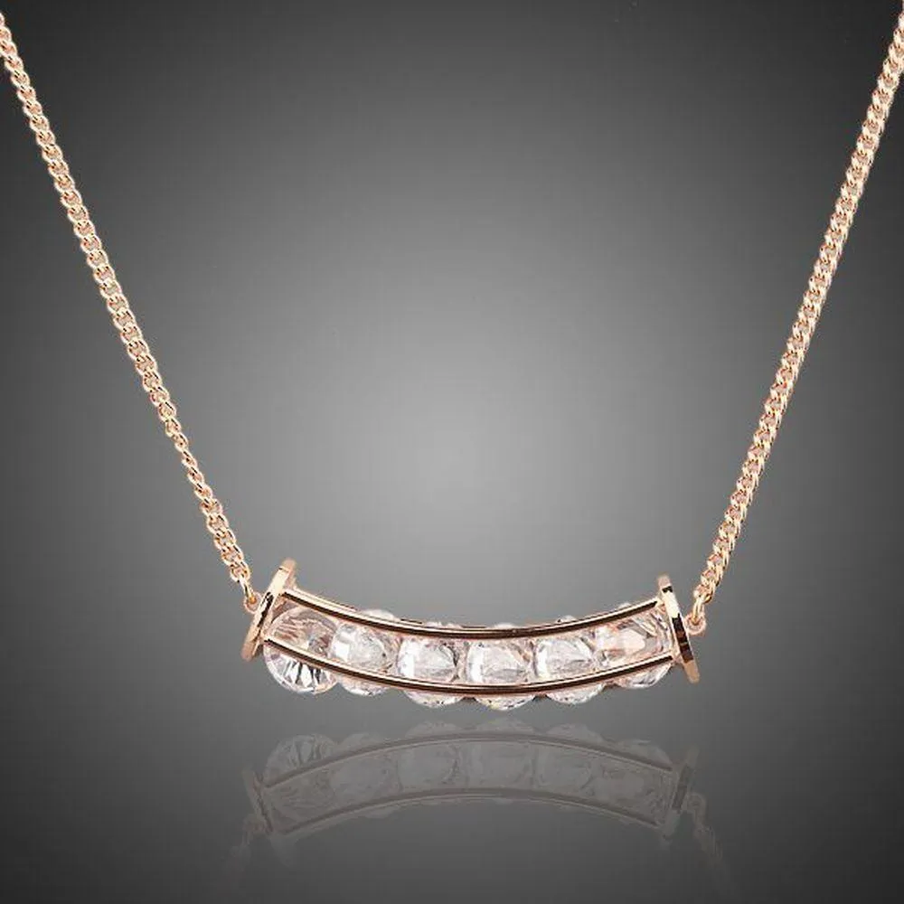 Water Drop Connected Pendant Necklace