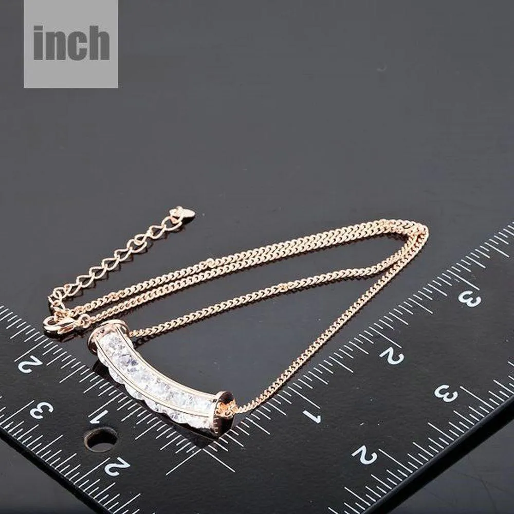 Water Drop Connected Pendant Necklace