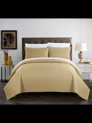 Weaverland King-Size 3-Piece Quilt Set - NY&C x Chic Home