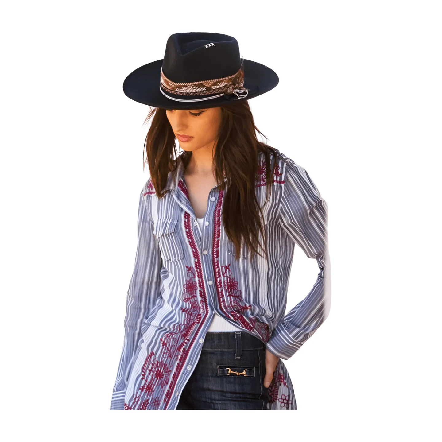 Wool Wide Brim Hat