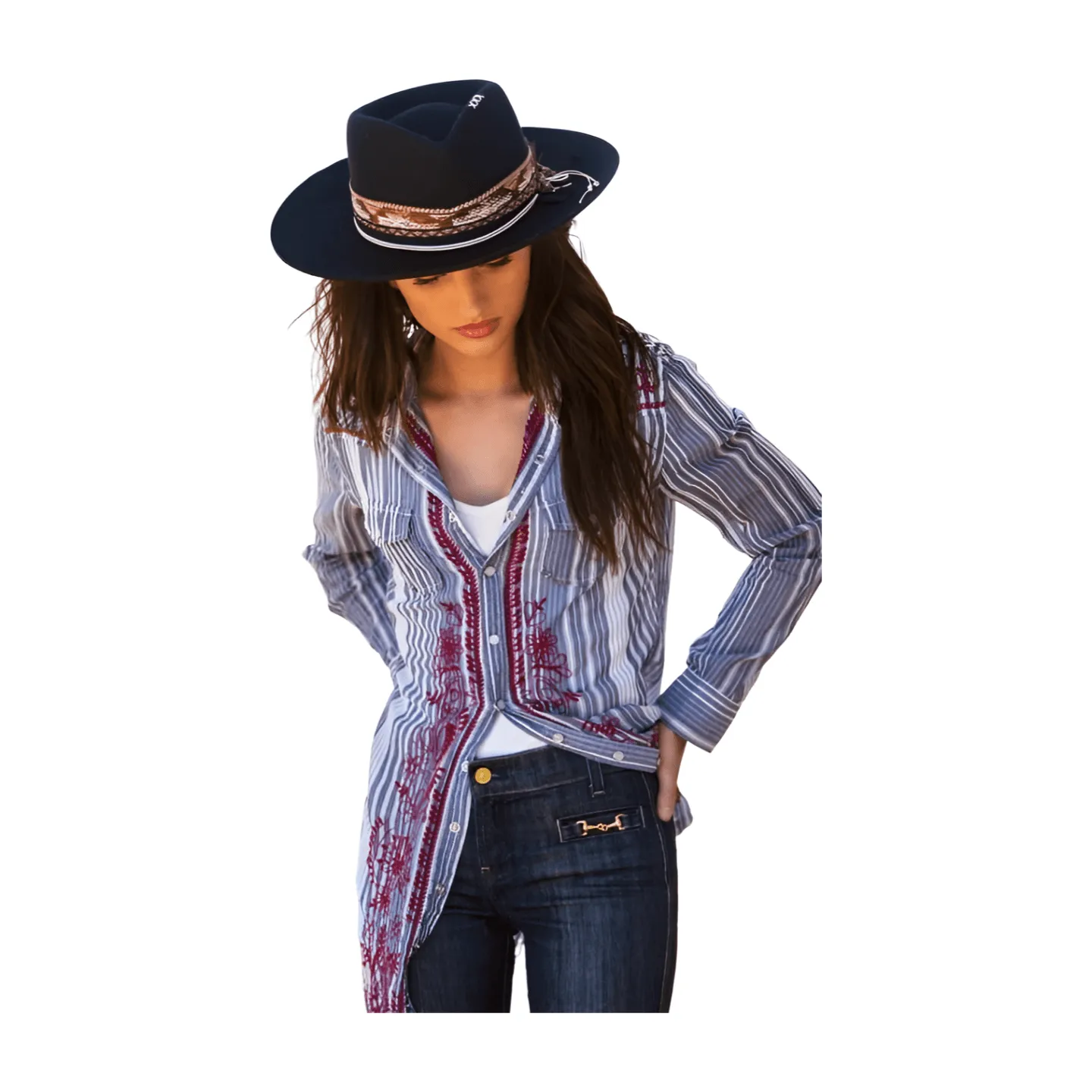 Wool Wide Brim Hat